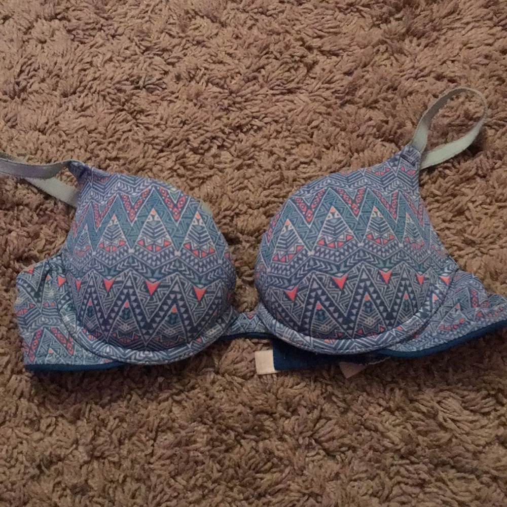 PINK A cup push up bra